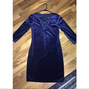 Velvet dress (Charlotte Russe)